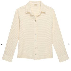 DONNI Waffle Button Down